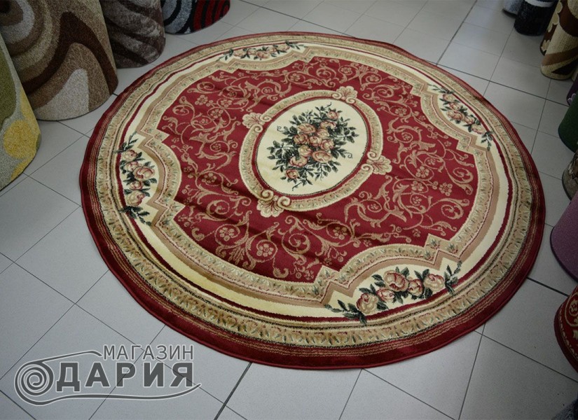 Тъкан персийски килим Blue stones 5261_red